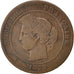 Moneda, Francia, Cérès, 10 Centimes, 1872, Paris, BC, Bronce, KM:815.1