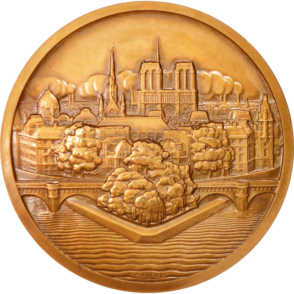 France, Medal, History, 1927, Turin, SUP, Bronze