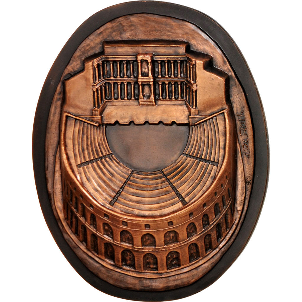 France, Greek Theatre, Medal, 1979, MS(60-62), Roch, Copper