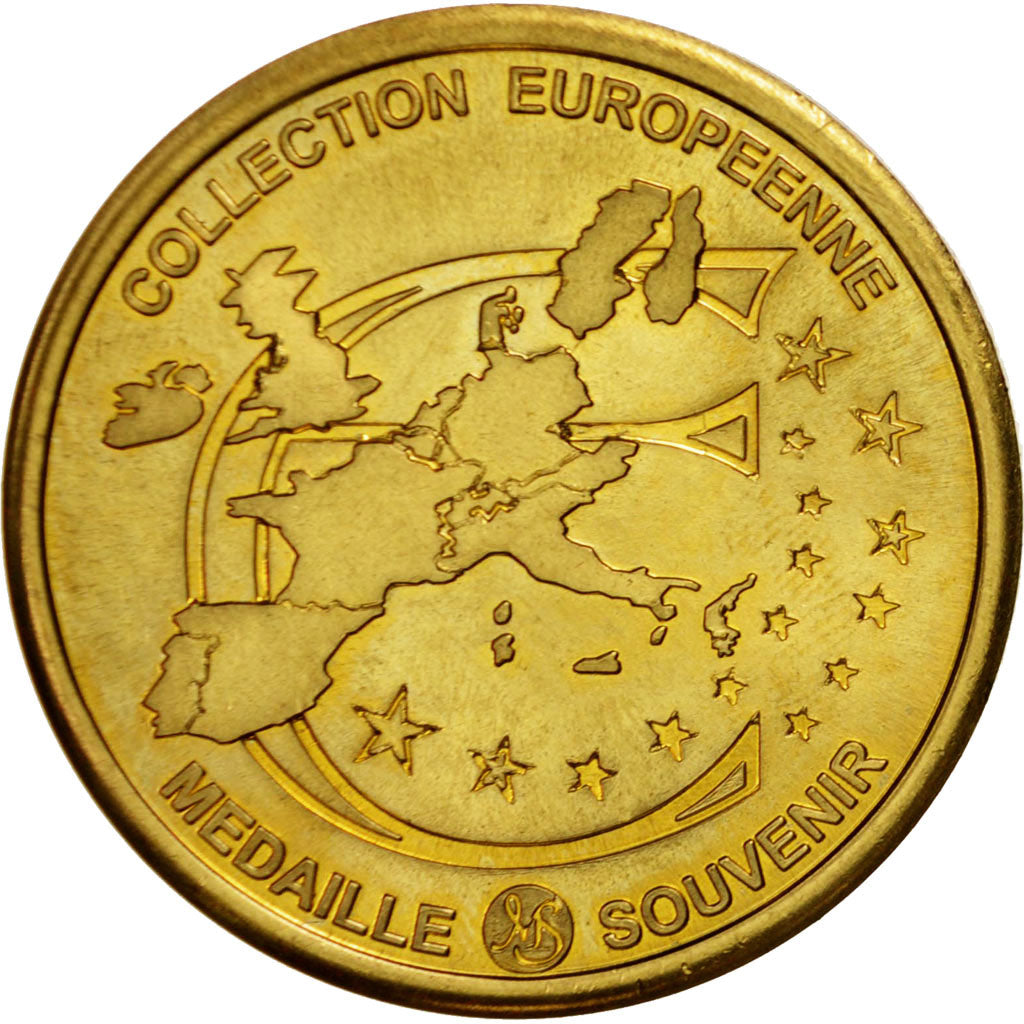 France, Riquewihr, Collection Européenne, Medal, AU(55-58), Copper