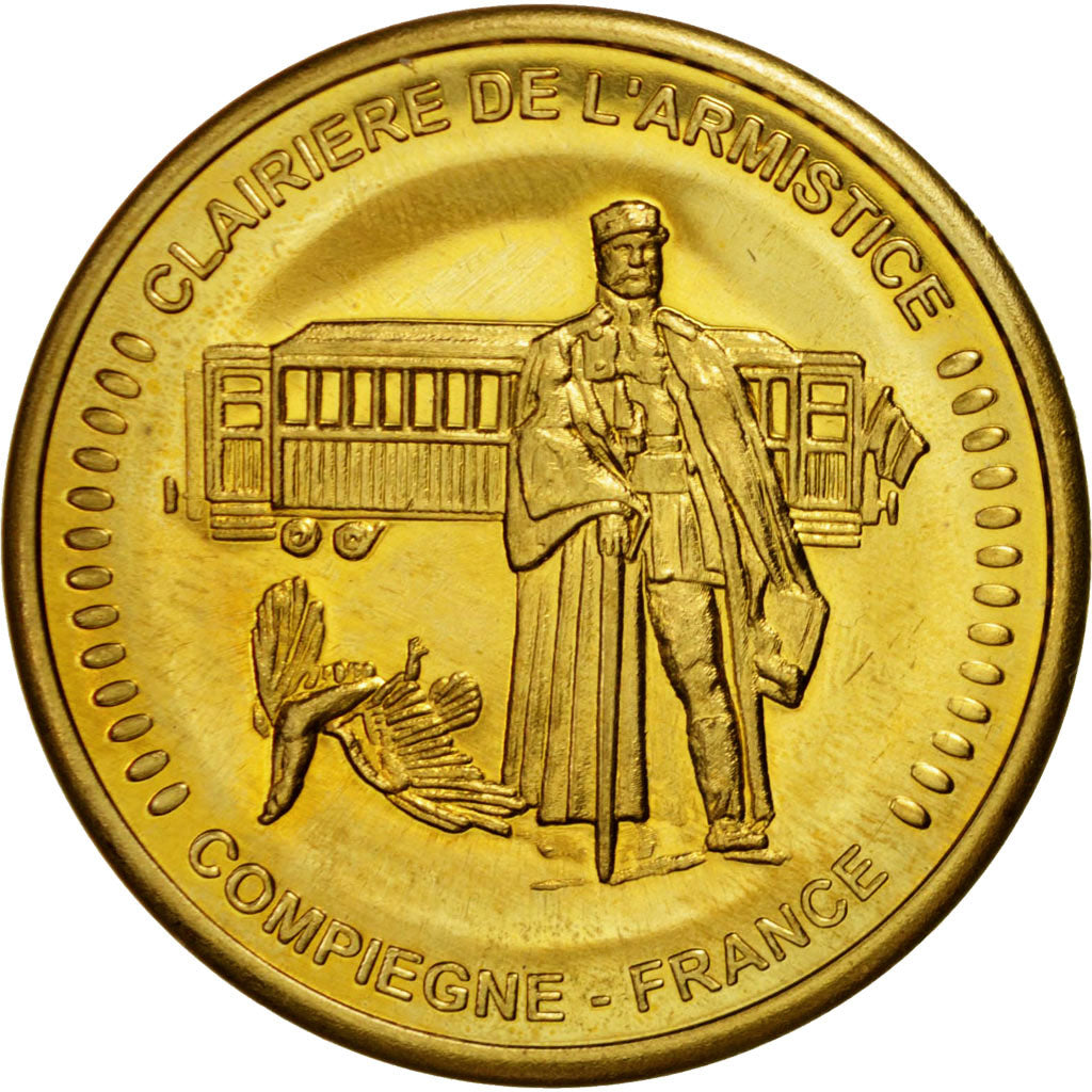 France, Clairière de l'Armistice, Collection Européenne, Medal, AU(55-58),