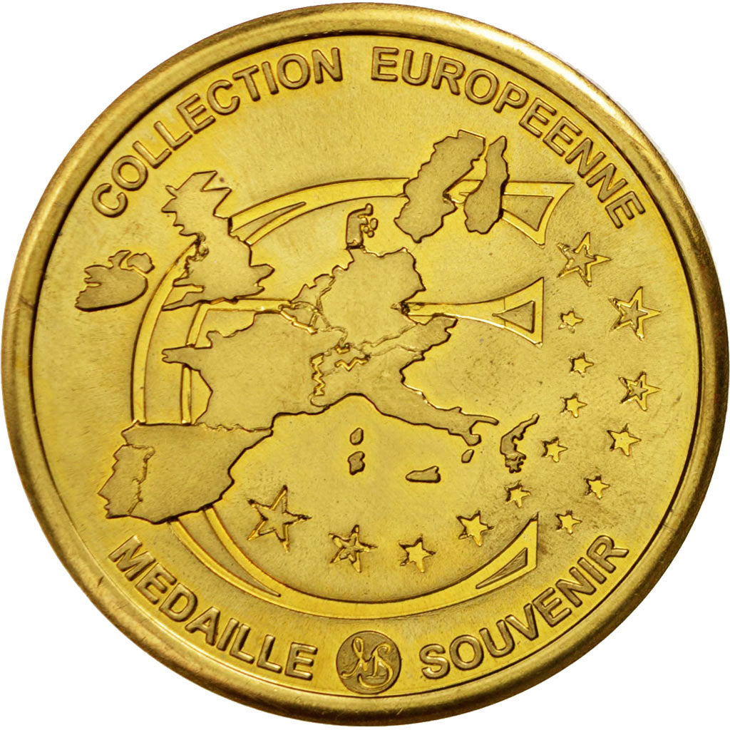 France, Jumièges abbay, Collection Européenne, Medal, AU(55-58),