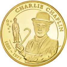 France, Musée Grévin, Charlie Chaplin, Medal, MS(60-62), Copper, 40mm