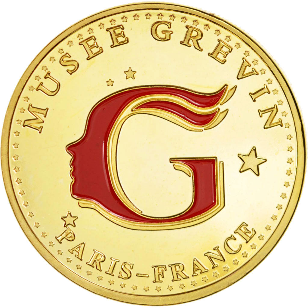 France, Musée Grévin, Charlie Chaplin, Medal, MS(60-62), Copper, 40mm