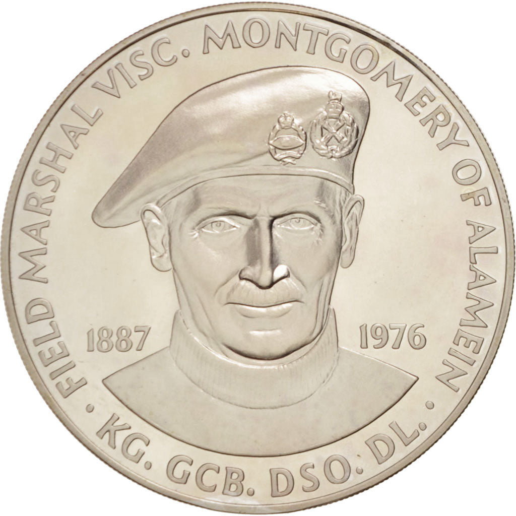 Great Britain, Field Marshal Montgomery, Medal, 1976, MS(63), Copper, 39mm