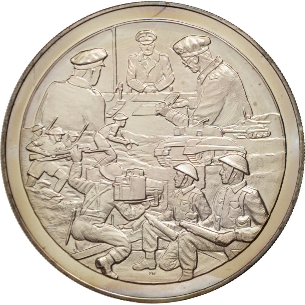 Great Britain, Field Marshal Montgomery, Medal, 1976, MS(63), Copper, 39mm