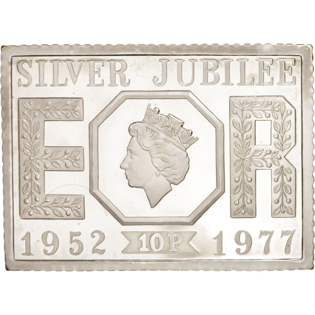 Gran Bretaña, Medal, History, 1977, EBC, Plata
