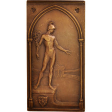 Belgium, 10th Brussels International Fair by Devreese, Medal, 42x82mm, Bronze