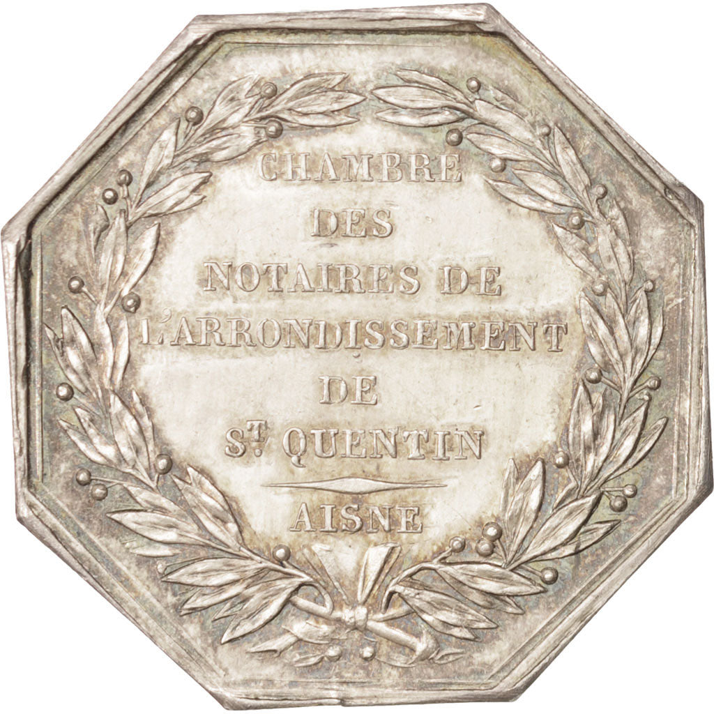 France, Jeton, Notary, SUP, Argent, Lerouge:373