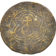 France, Token count with Christ globe , Token, VF (20-25), Brass, 22mm