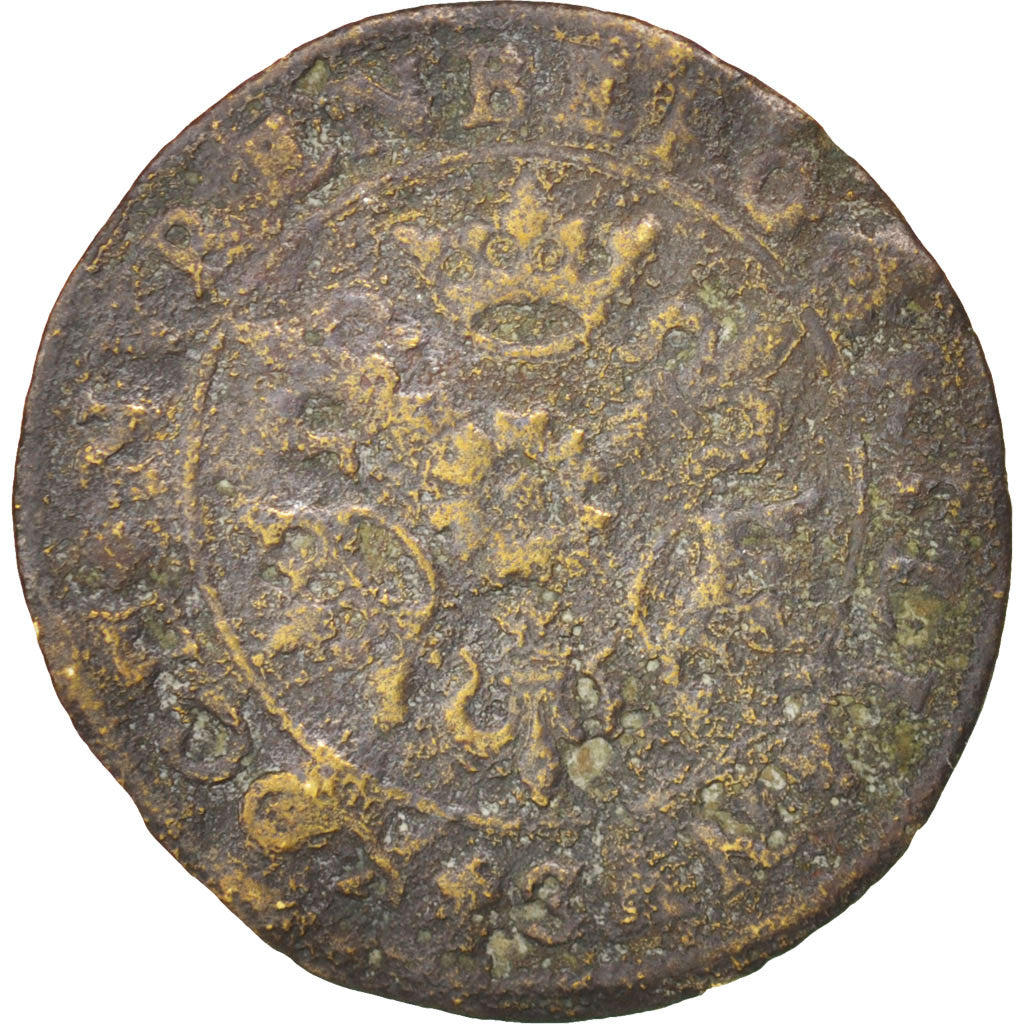 France, Token count with Christ globe , Token, VF (20-25), Brass, 22mm