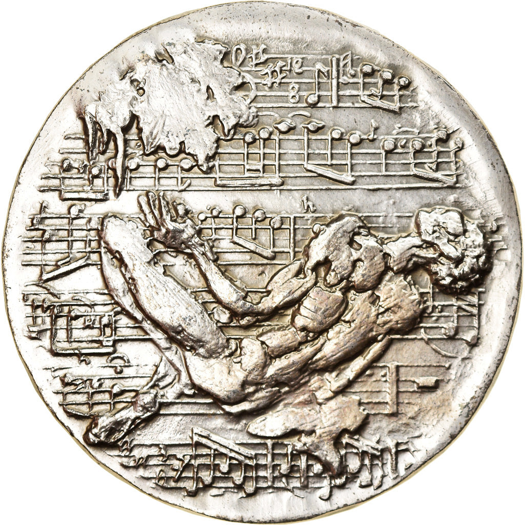 Francja, Medal, Albert Schweitzer, Docteur, Musique, Medycyna, 1979, Revol