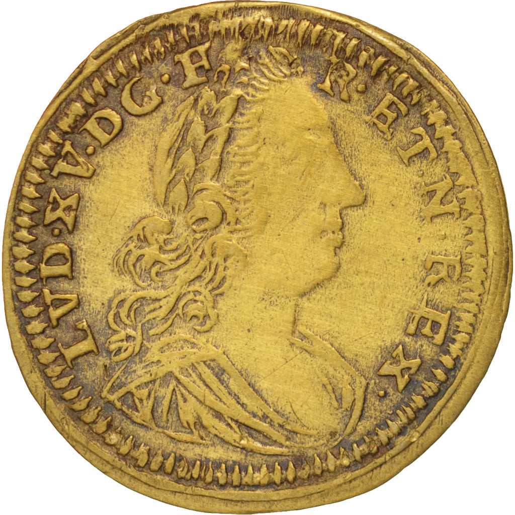 France, Jeton, Royal, Louis XV, SUP, Laiton
