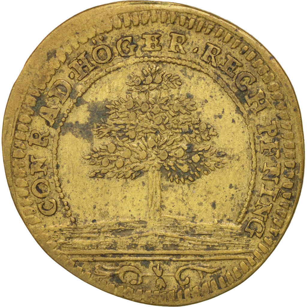 France, Token, Royal, Louis XV, AU(55-58), Brass