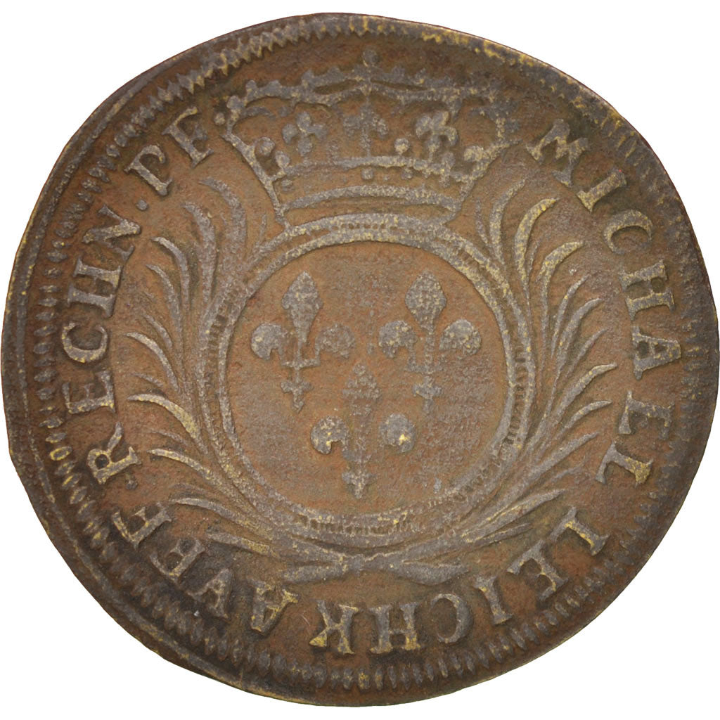 France, Token, Royal, Louis XV, AU(50-53), Brass