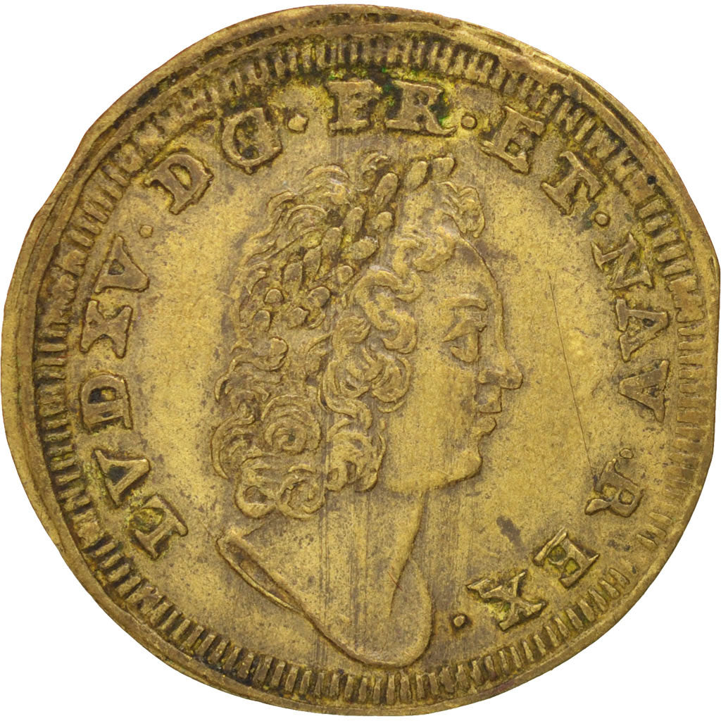 France, Jeton, Royal, Louis XV, SUP, Laiton