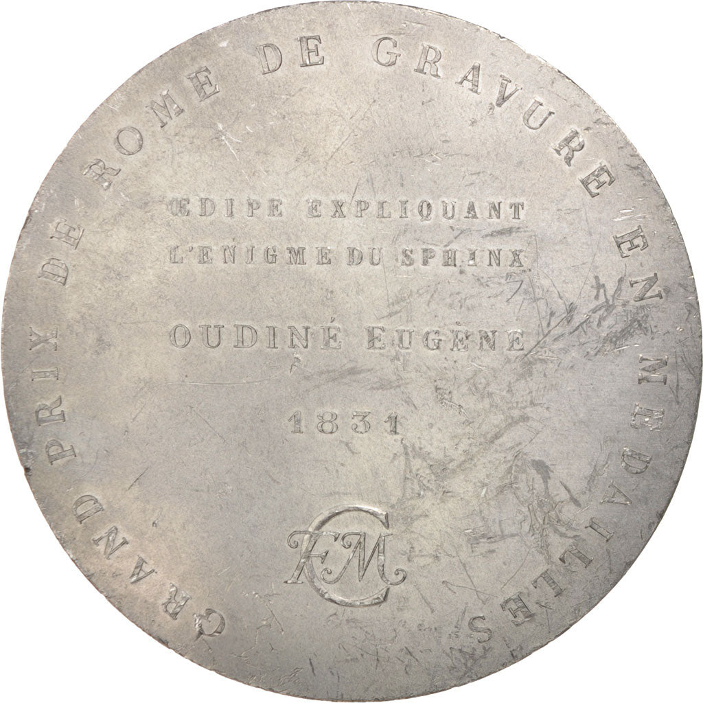 France, Medal, Arts & Culture, 1975, Oudiné, EF(40-45), Tin