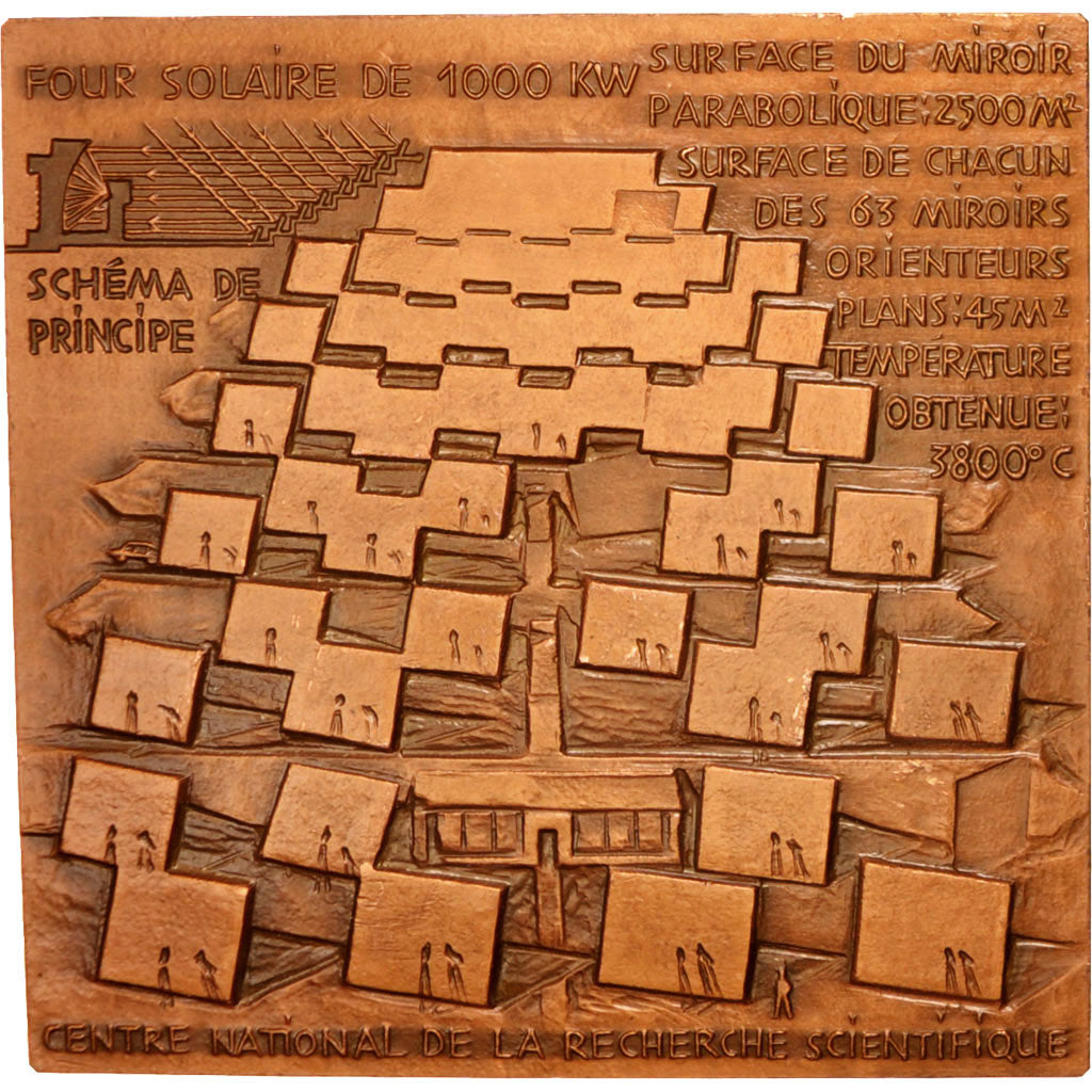 Francia, Medal, Sciences & Technologies, 1973, EBC, Bronce