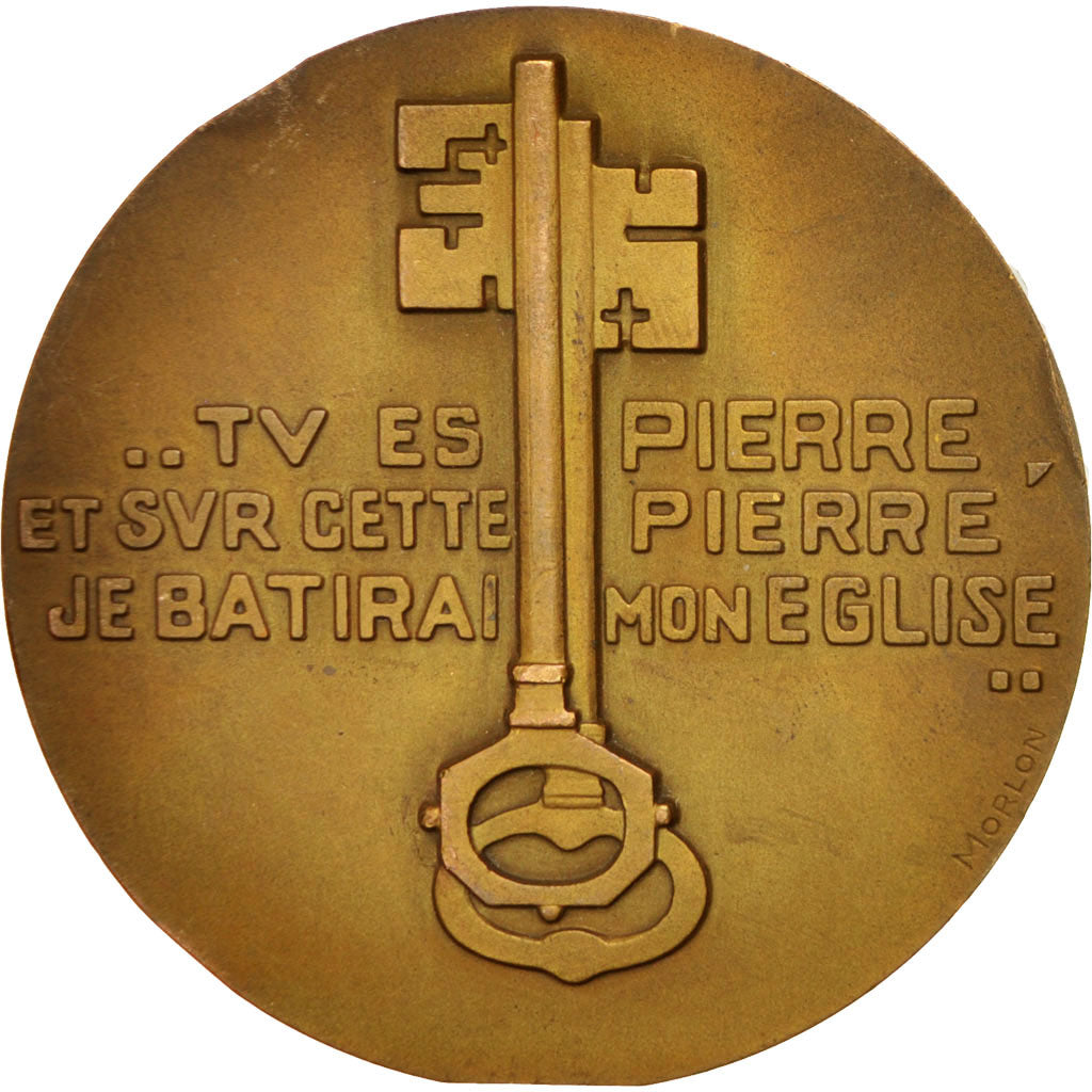 France, Medal, Religions & beliefs, Morlon, EF(40-45), Copper