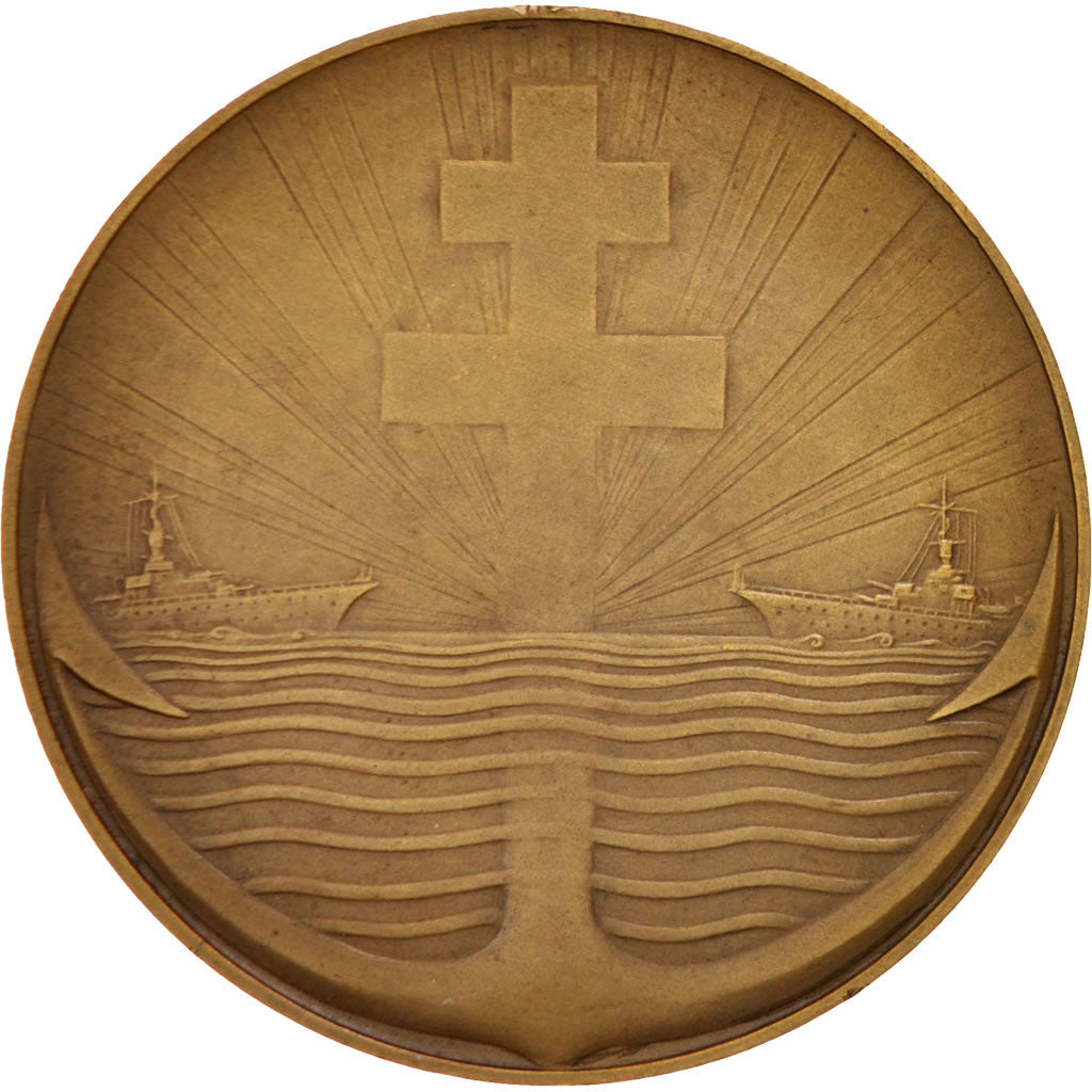 Francia, Medal, History, 1945, Baudichon, EBC, Bronce