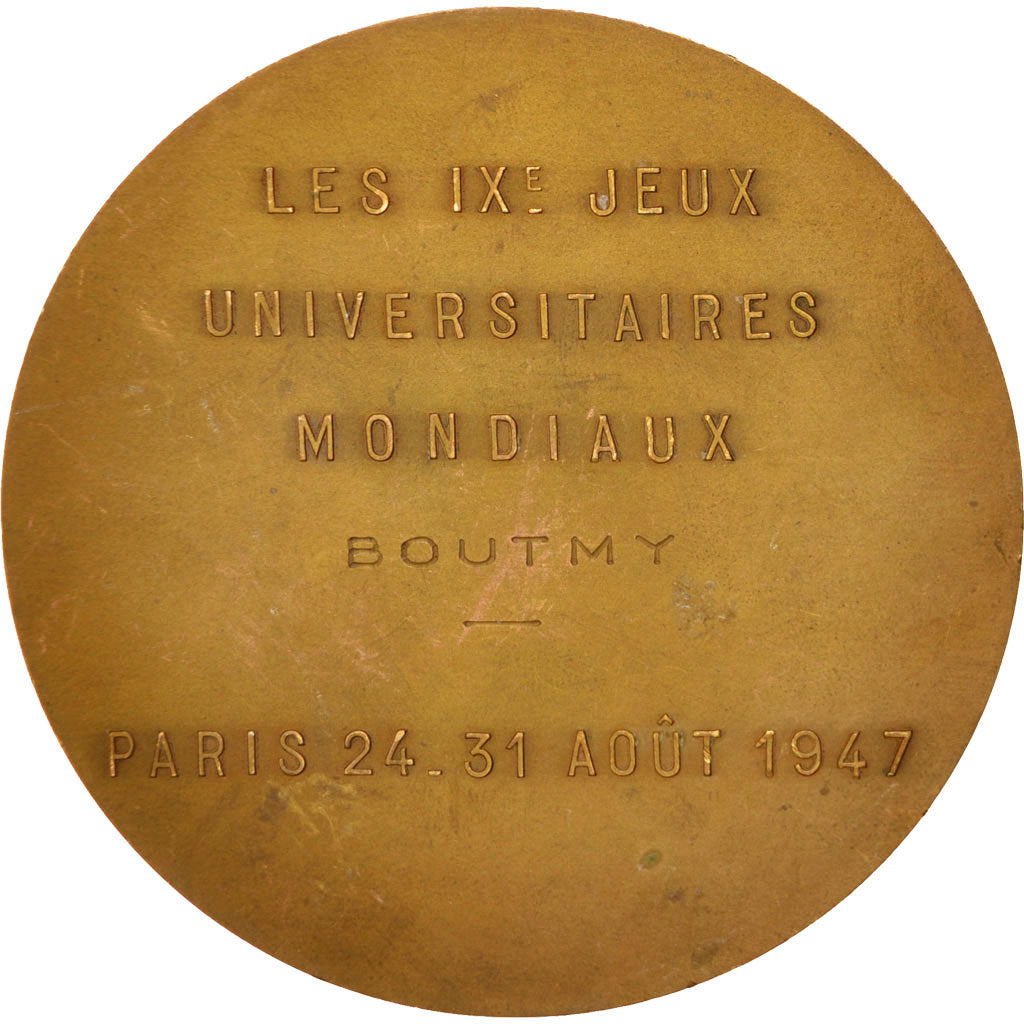 France, IXth universitaries worldwild games , Medal, AU(50-53), Bronze, 68mm