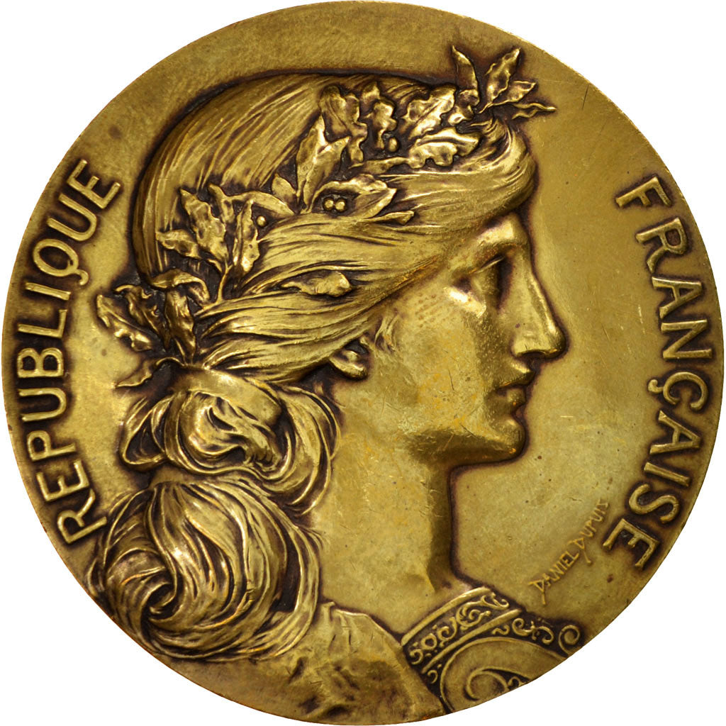France, Medal, French Third Republic, Arts & Culture, Dupuis.D, AU(50-53)