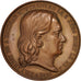 France, History, Larrey, Medal, 1847, AU(50-53), Petit, Copper, 52mm