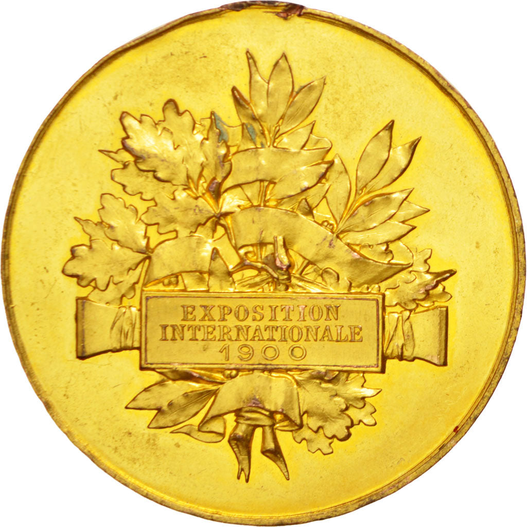 France, Medal, Sciences & Technologies, 1900, EF(40-45), Copper