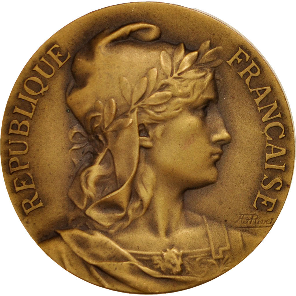 Francia, Medal, French Third Republic, Shipping, Rivet, EBC, Bronce