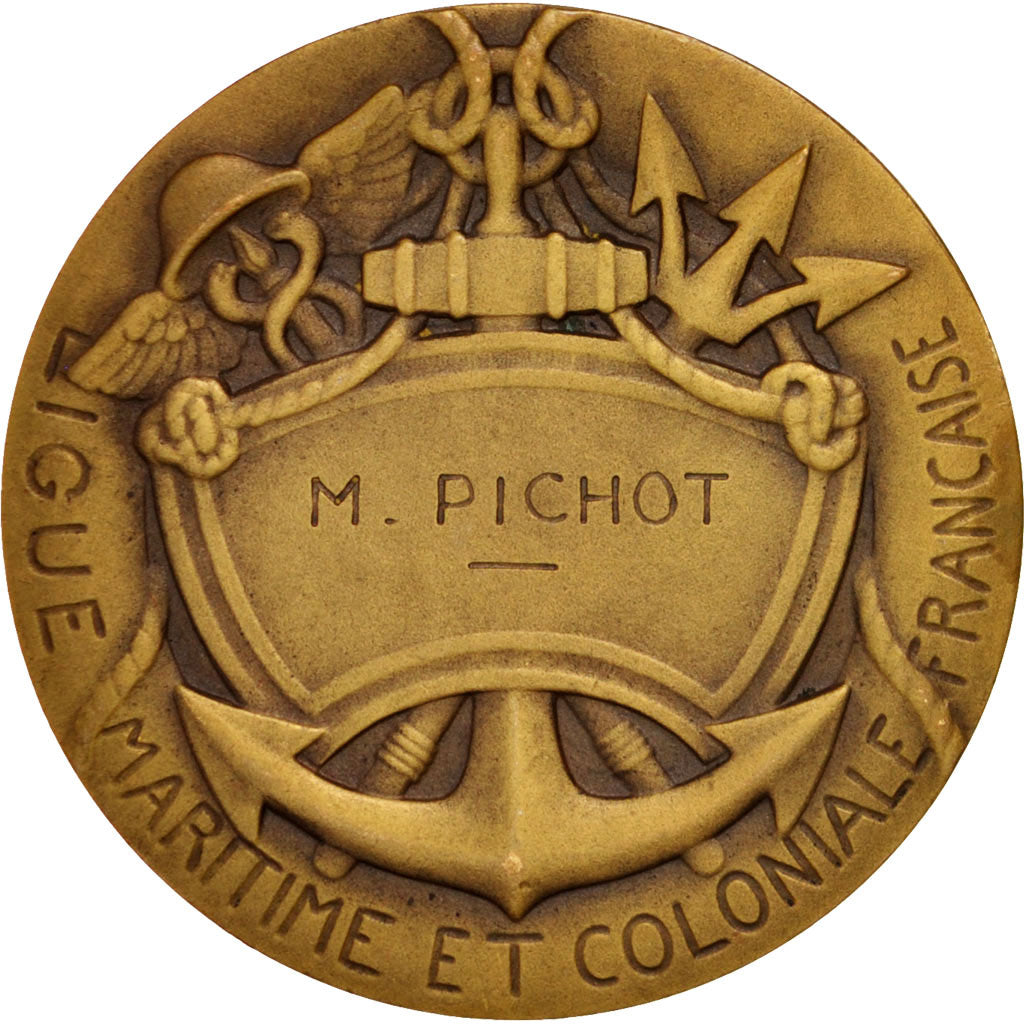 Francia, Medal, French Third Republic, Shipping, Rivet, EBC, Bronce
