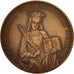 France, Institut normal, Medal, 1910, AU(55-58), Bronze, 37mm