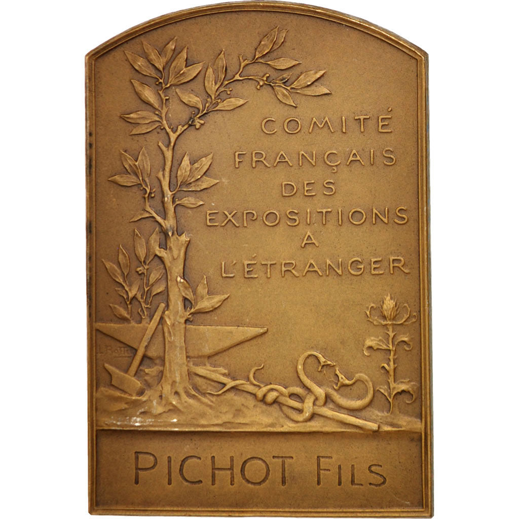 Francia, Medal, French Third Republic, Business & industry, 1899, Bottée, SPL-