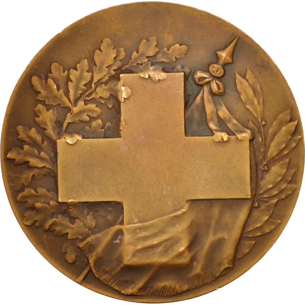 Francia, Medal, French Third Republic, Politics, Society, War, Deschamps, BB+...