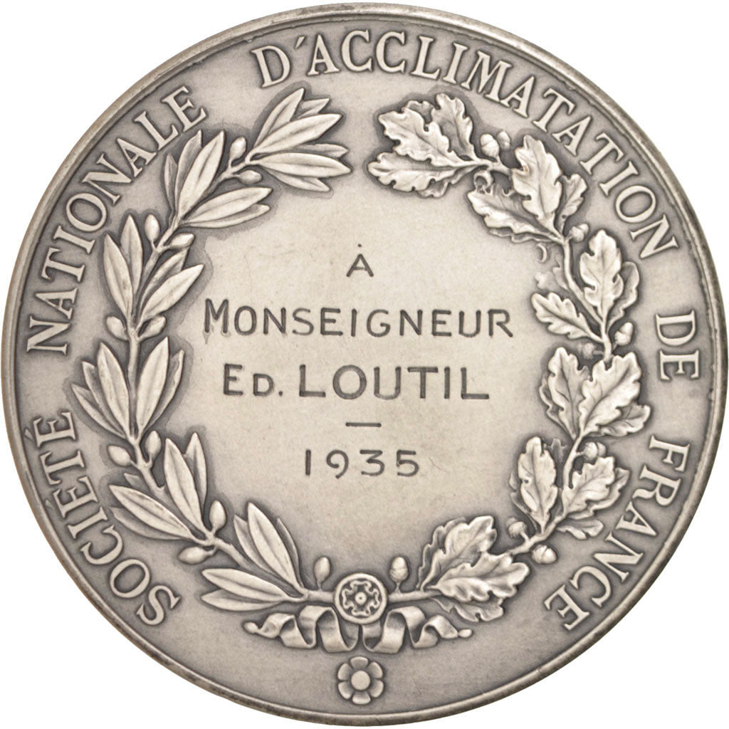 France, Medal, Fauna, 1935, SUP, Bronze