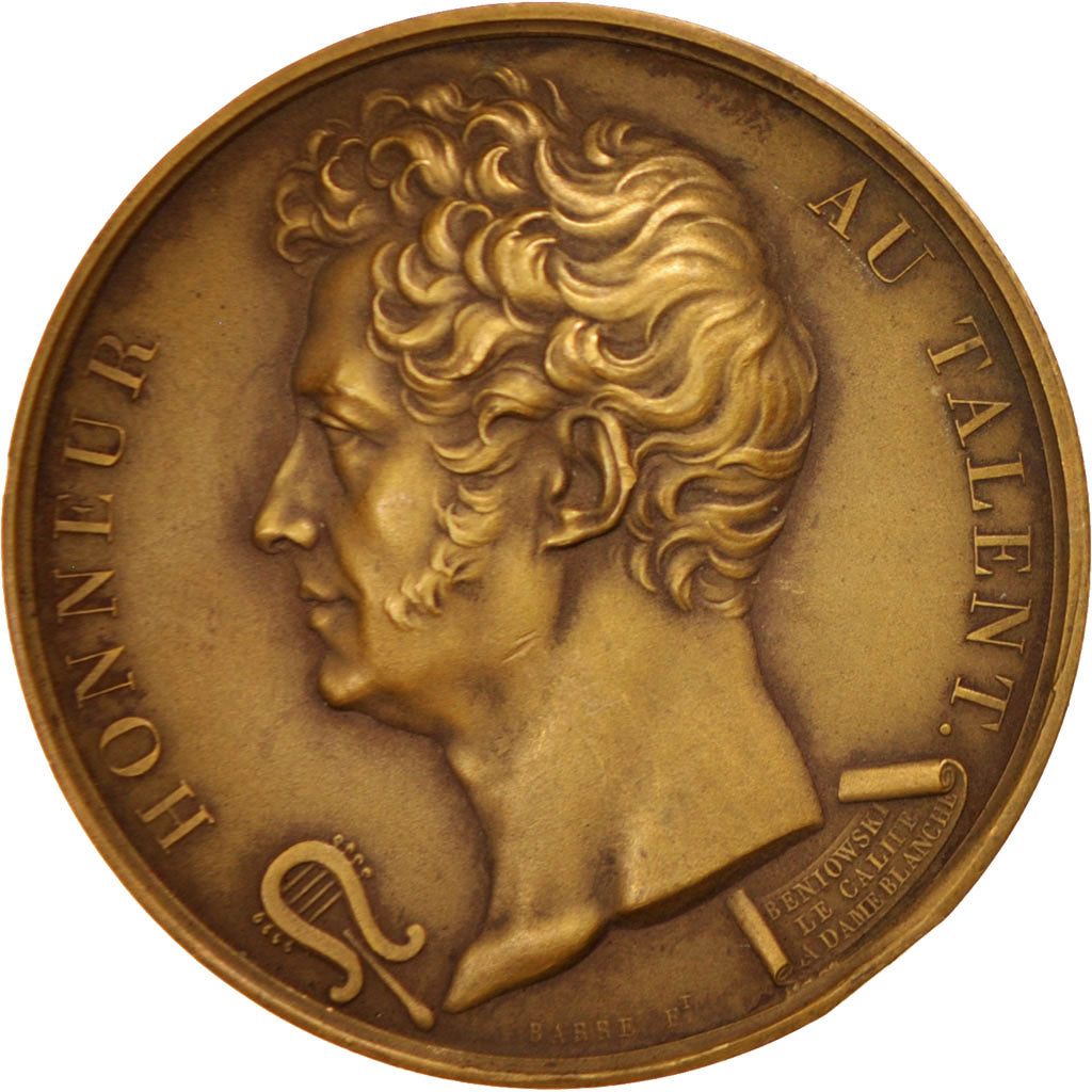 France, Medal, Arts & Culture, Barre, AU(55-58), Bronze