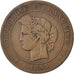 Monnaie, France, Cérès, 10 Centimes, 1893, Paris, TB, Bronze, KM:815.1
