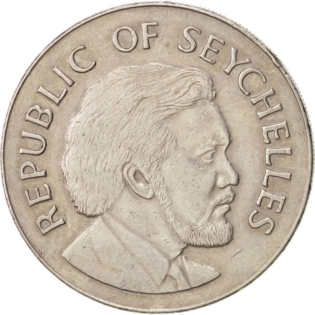 Seychelles, Rupee, 1976, British Royal Mint, EF(40-45), Copper-nickel, KM:26