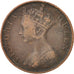 Hong Kong, Victoria, Cent, 1866, VF(30-35), Bronze, KM:4.1