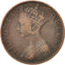 Hong Kong, Victoria, Cent, 1866, VF(30-35), Bronze, KM:4.1