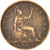 Münze, Großbritannien, Victoria, 1/2 Penny, 1861, VZ, Bronze, KM:748.2