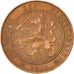Moneda, Países Bajos, Wilhelmina I, 2-1/2 Cent, 1903, MBC+, Bronce, KM:134