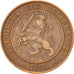 Coin, Netherlands, Wilhelmina I, 2-1/2 Cent, 1890, EF(40-45), Bronze, KM:108.2