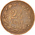 Moneda, Países Bajos, Wilhelmina I, 2-1/2 Cent, 1890, MBC, Bronce, KM:108.2