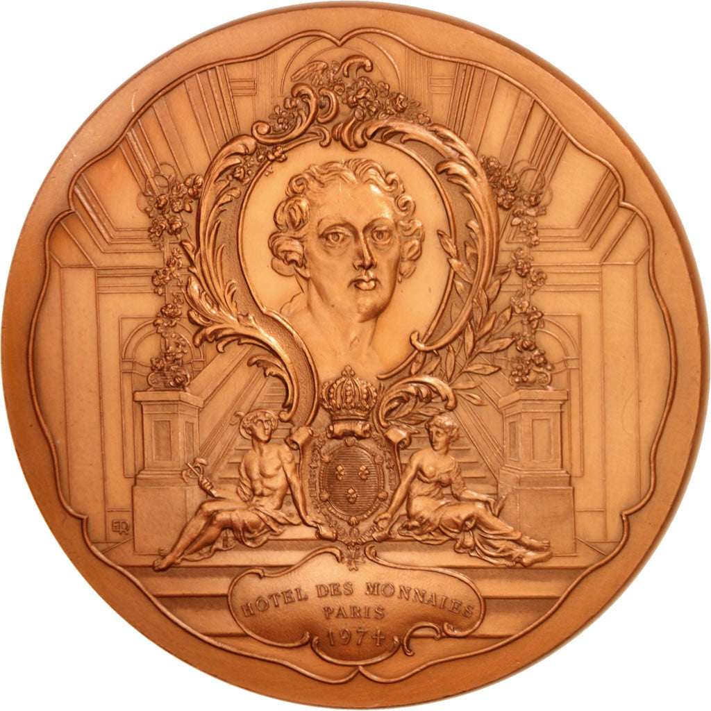 Frankreich, Medal, Louis XV, History, 1974, VZ, Kupfer