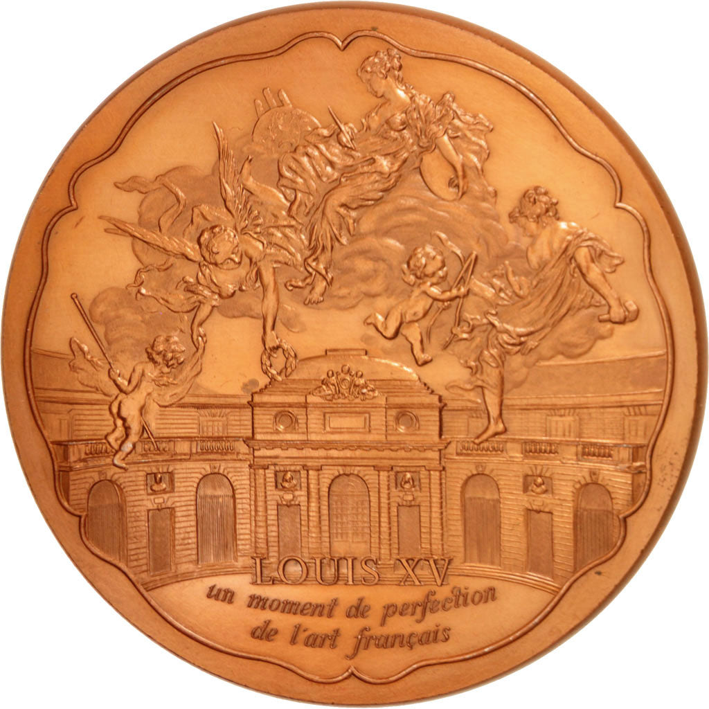 Frankreich, Medal, Louis XV, History, 1974, VZ, Kupfer
