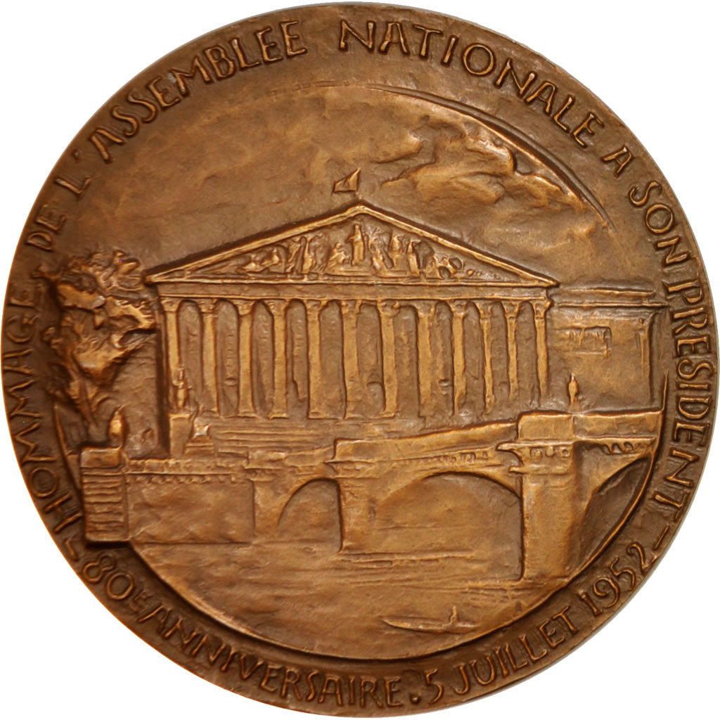 Frankreich, Medal, History, 1952, Corbin, VZ, Bronze