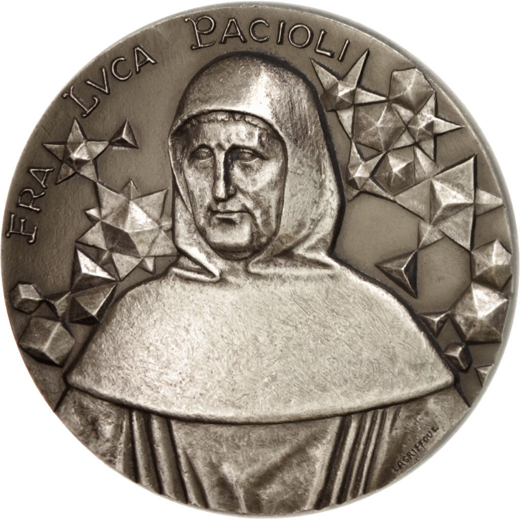France, Sciences & Technologies, Fra Luca Pacioli, Medal, AU(55-58)