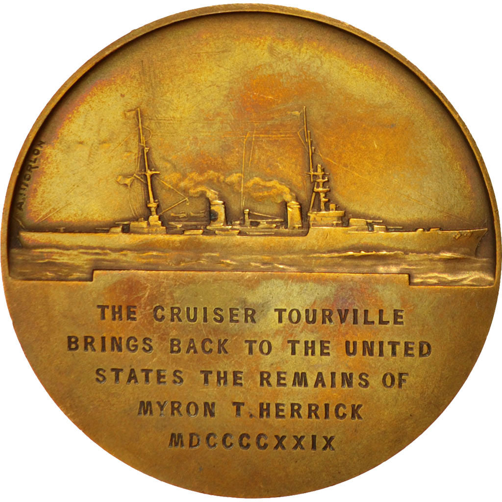 France, Medal, History, 1929, Legastelois, AU(50-53), Bronze