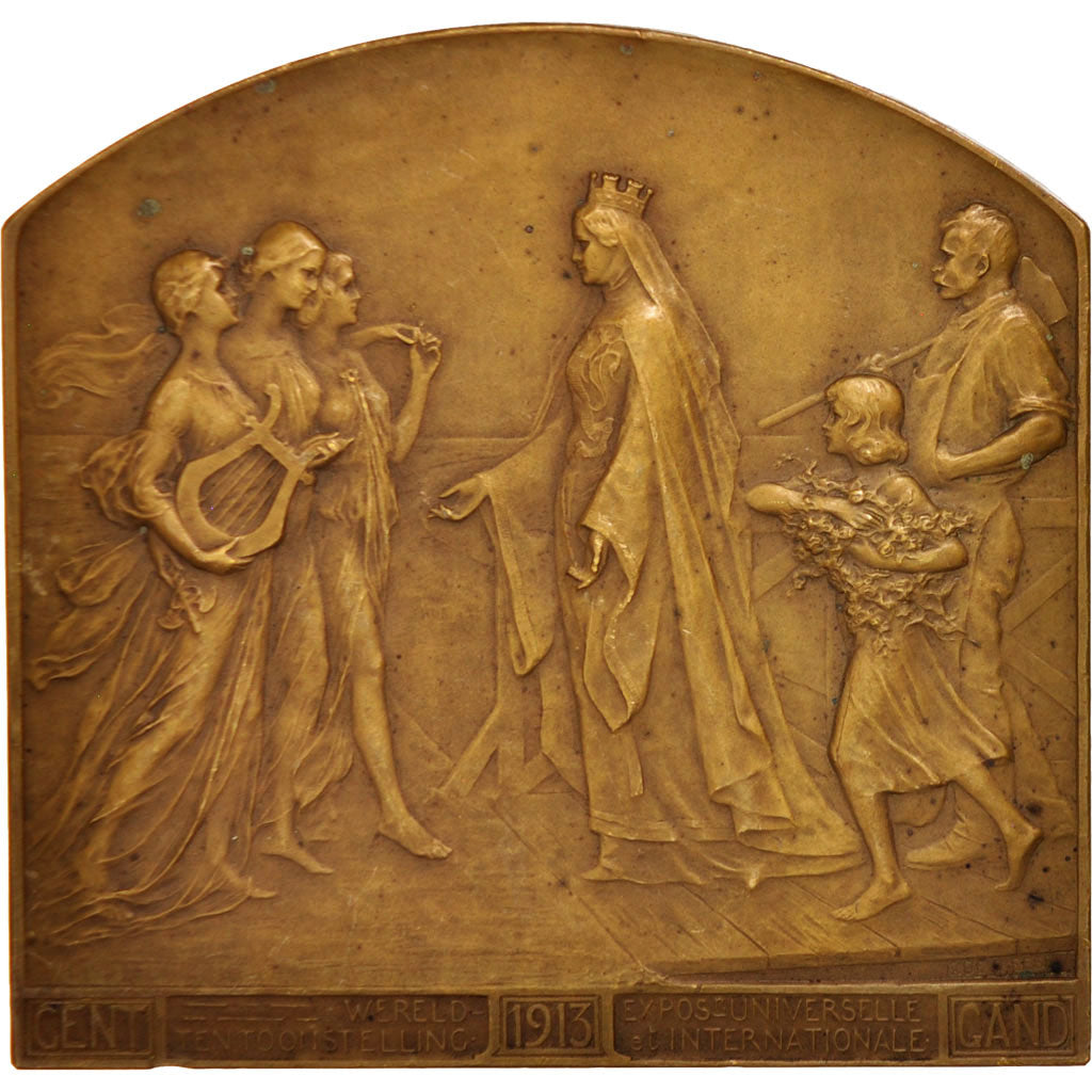 Belgio, Medal, Sciences & Technologies, 1913, BB+, Bronzo