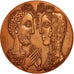 France, St Joachim & Ste Anne, Medal, 1974, MS(63), Copper, 91mm